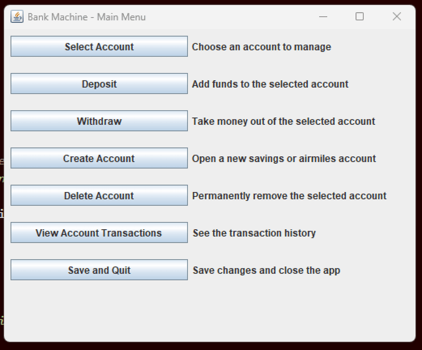 Photo of bank machine